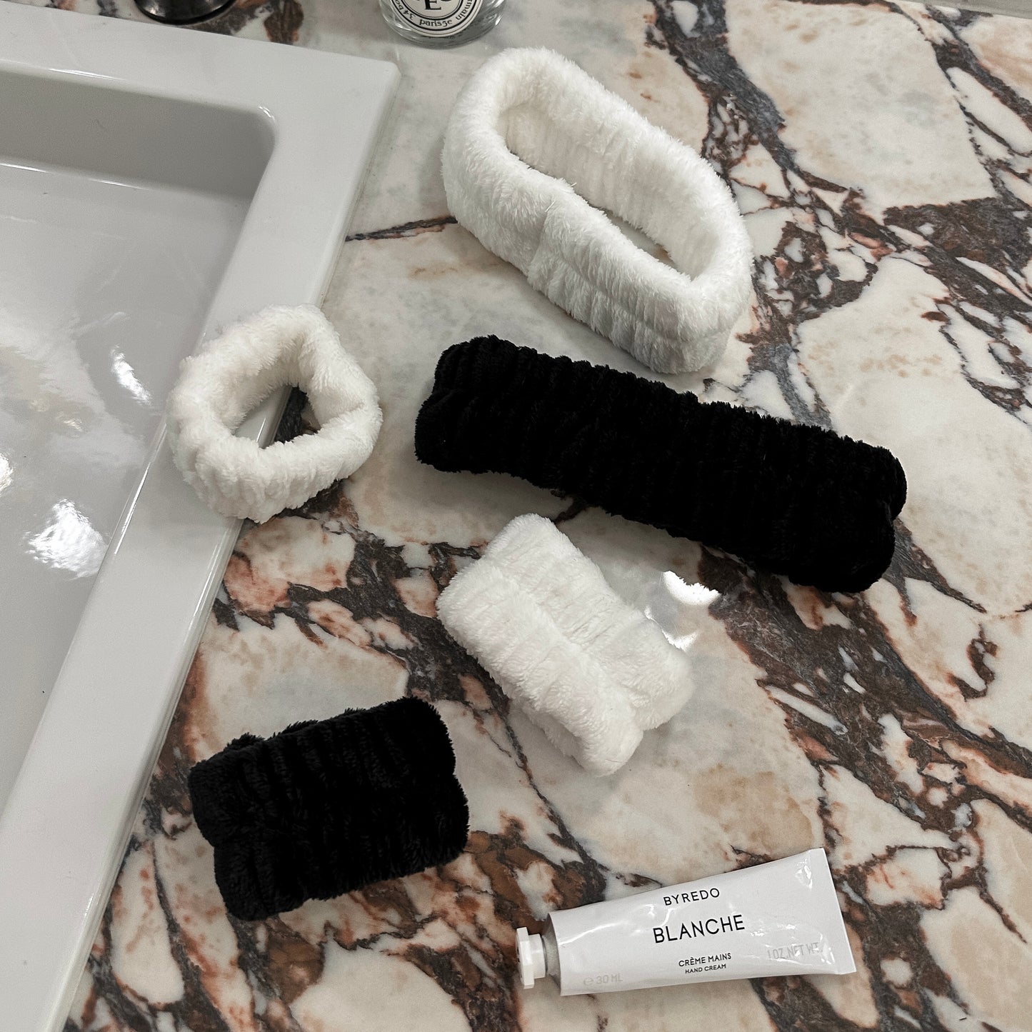 Hårbånd & wrist washbands sett