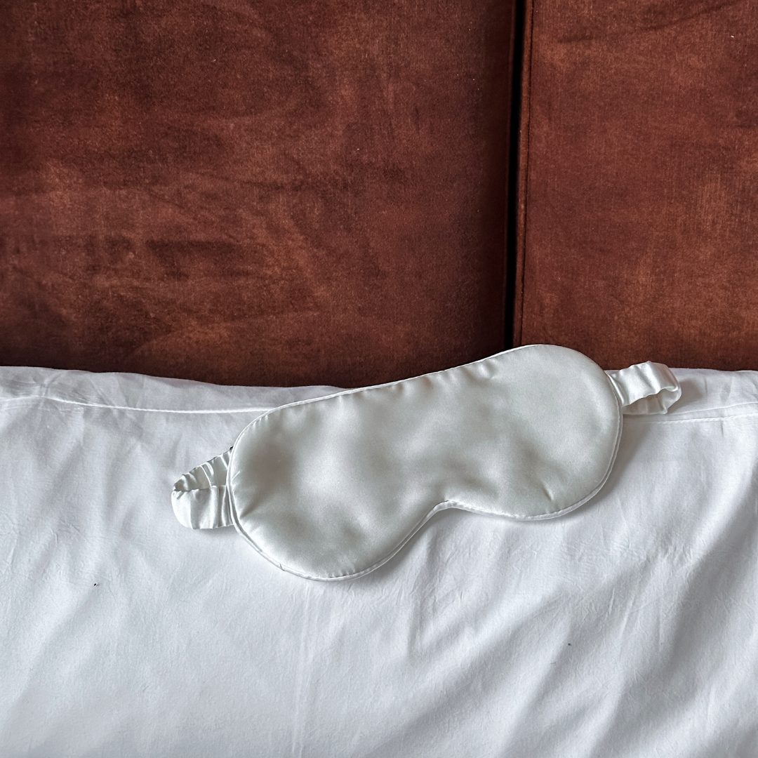 Sovemaske i 100% mulberry silke