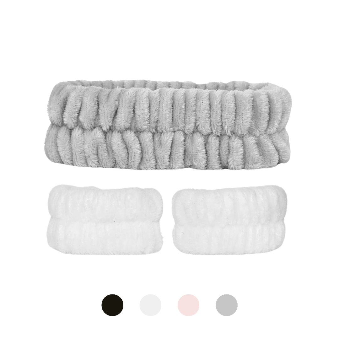 Hårbånd & wrist washbands sett