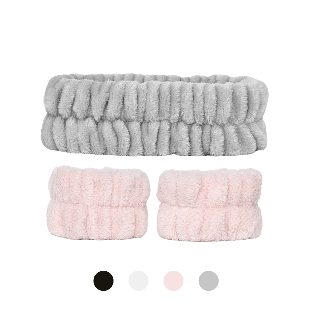Hårbånd & wrist washbands sett