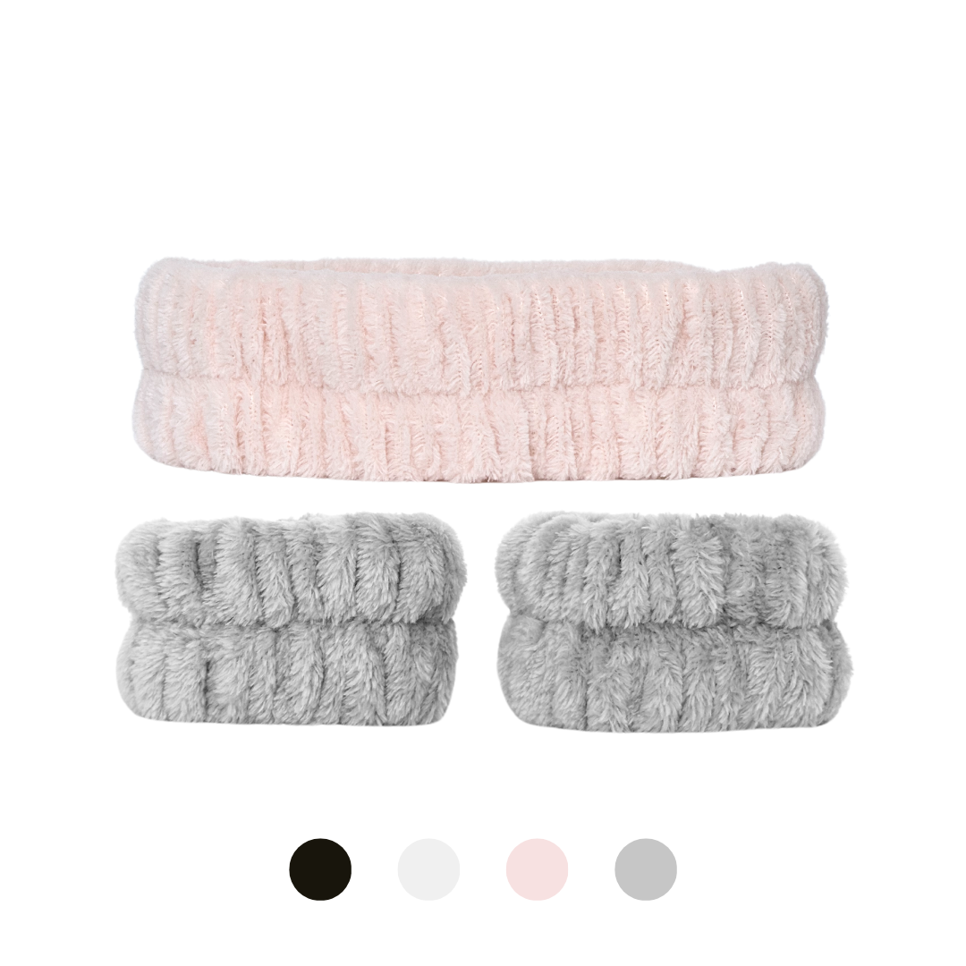 Hårbånd & wrist washbands sett