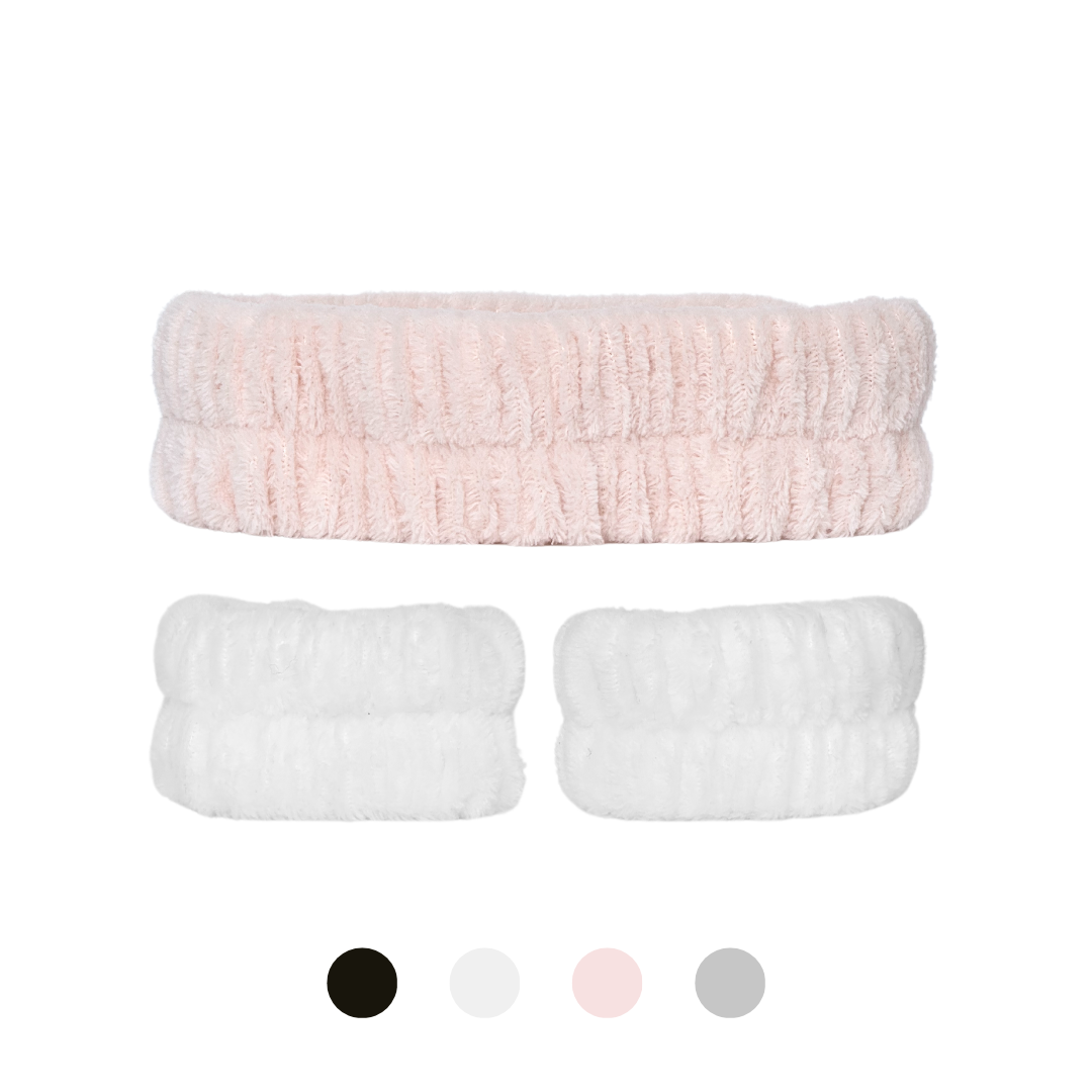 Hårbånd & wrist washbands sett
