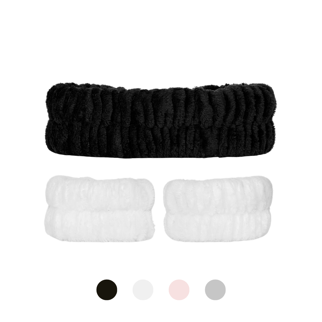 Hårbånd & wrist washbands sett