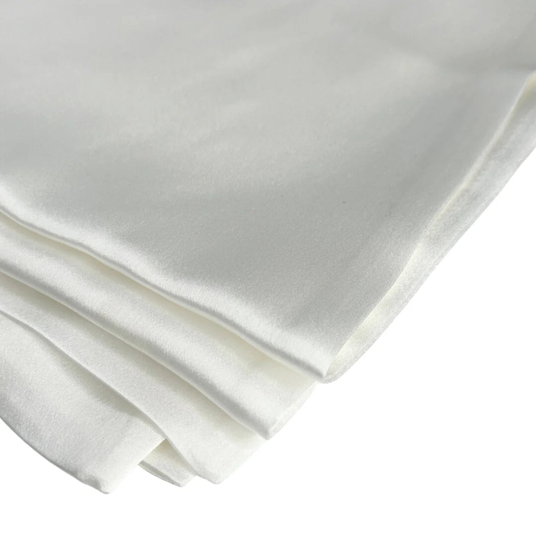 2-pk silkeputetrekk i 100% mulberry silke