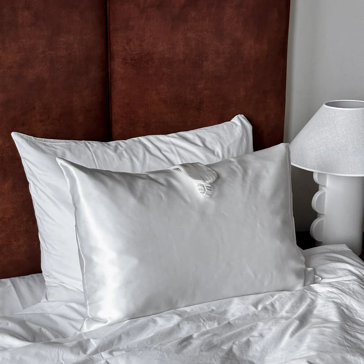 Silkeputetrekk i 100% mulberry silke