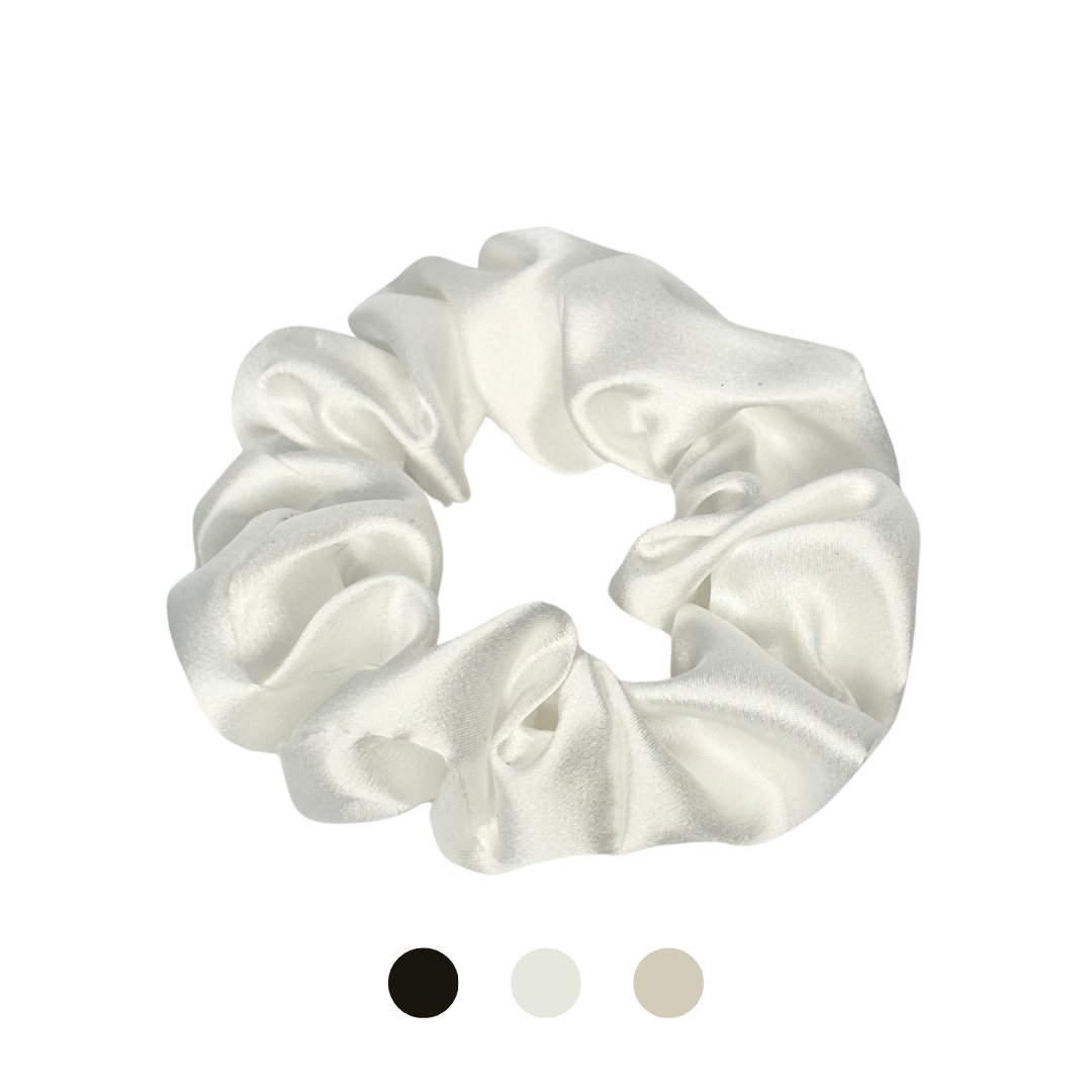 Medium scrunchie i 100% mulberry silke