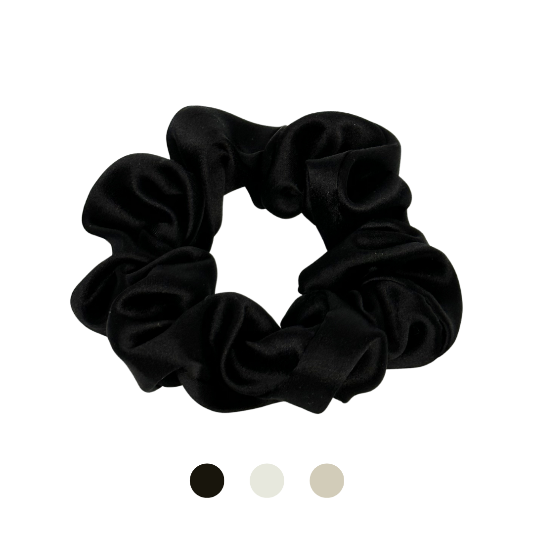 Medium scrunchie i 100% mulberry silke