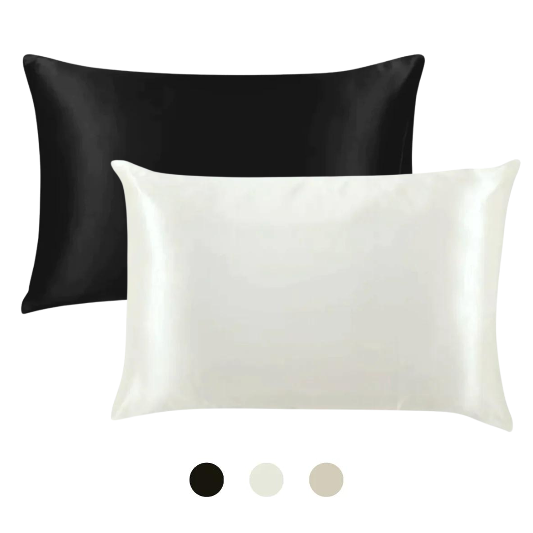 2-pk silkeputetrekk i 100% mulberry silke