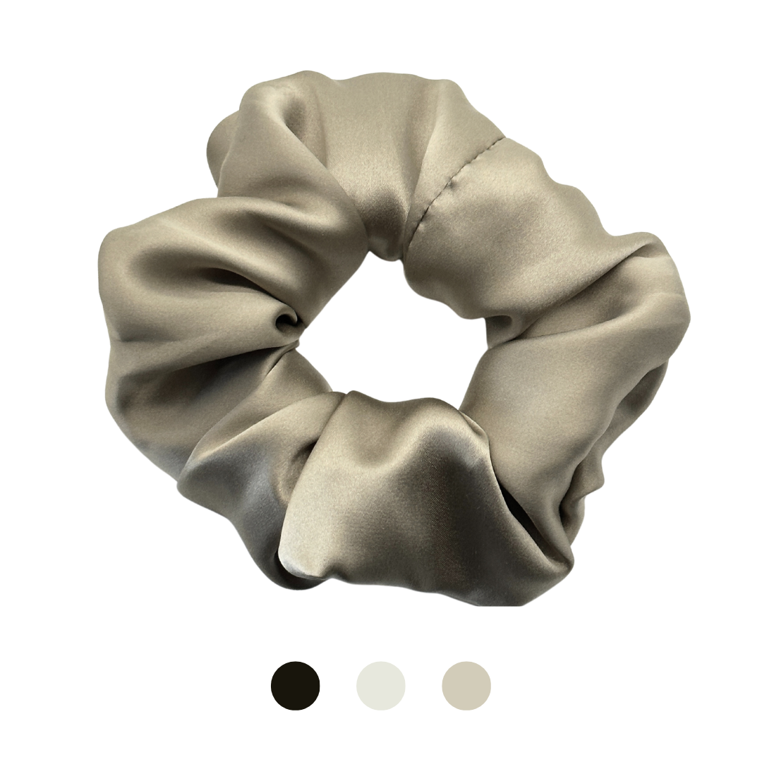 Stor scrunchie i 100% mulberry silke