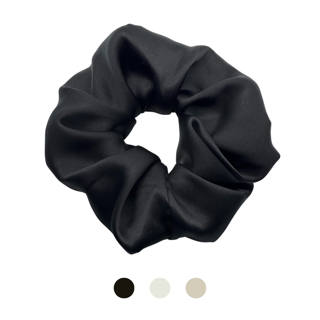 Stor scrunchie i 100% mulberry silke